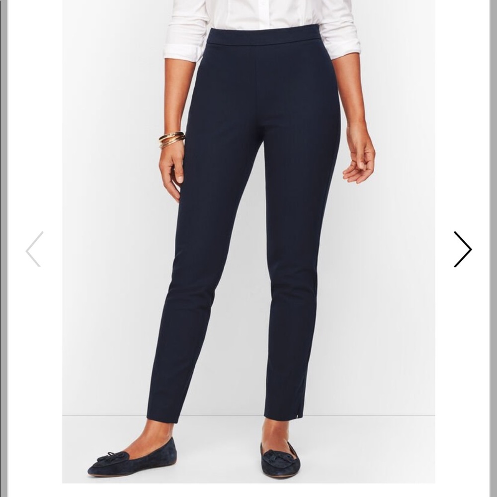 TALBOTS SLIMMING CHATHAM ANKLE PANTS - Picture 6 of 11